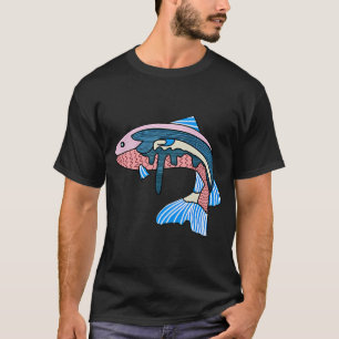 Süßer Fischliebhaber-Gif für Männer Frauen Kinder T-Shirt