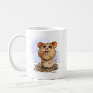 Süßer flauschiger Hamster-Cartoon Kaffeetasse