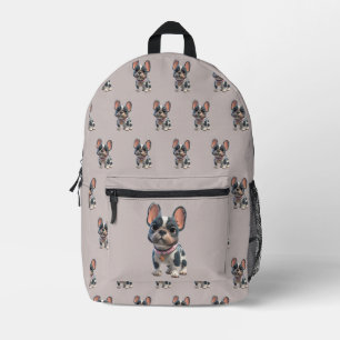 Süßer Französische Bulldogge Bedruckter Rucksack