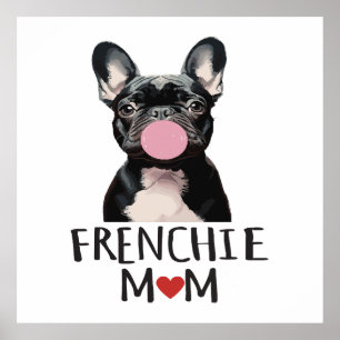 Süßer Französische Bulldogge Poster