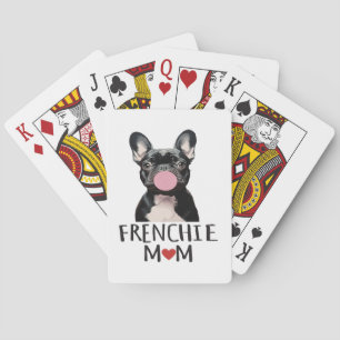 Süßer Französische Bulldogge Spielkarten