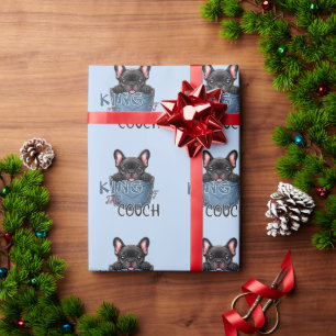 Süßer Französischer Bulldogge Lustiger Hunde Liebh Geschenkpapier