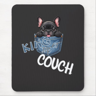 Süßer Französischer Bulldogge Lustiger Hunde Liebh Mousepad