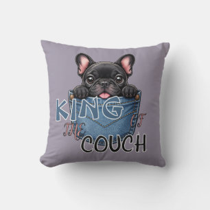 Süßer Französischer Bulldogge Lustiger Hundeliebha Kissen