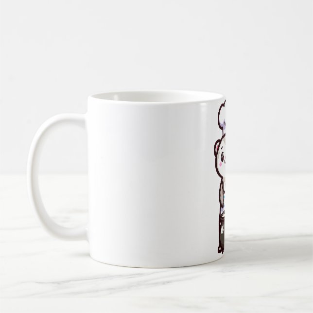 Süßer Frettchen-Koch Kaffeetasse (Links)