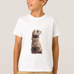 Süßer Frettchen Pullover für Kinder