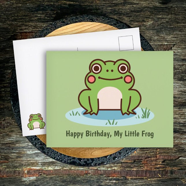 Süßer Frosch  Postkarte (Cute Frog Postcard)