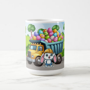Süßer Frühling/Osterhase-Kipper Kaffeetasse