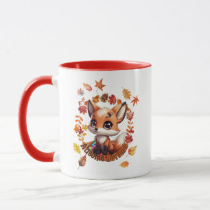 Süßer Fuchs „Ausome Autumn“ – Herbst-Autismus-Bew Tasse