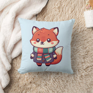 Süßer Fuchs für die Wintersaison Kissen