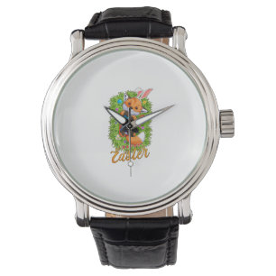 Süßer Fuchs Hasenohren Frohe Ostern Fuchs mit Oste Armbanduhr