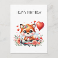 Süßer Fuchs-Pilot Geburtstag