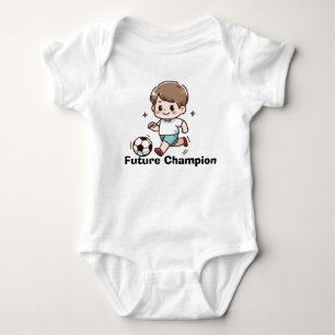 Süßer Fußballjungen-Baby-Body Kleiner Fußballspi Baby Strampler