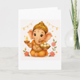 Süßer Ganesha Diya Modak Ganesh Chaturthi Karte
