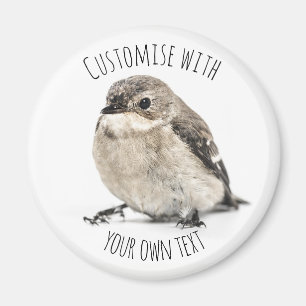 Süßer Gartenvogel mit individuellem Text Magnet
