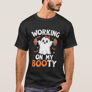 Süßer Geist arbeitet an meinem Po Halloween Damen T-Shirt