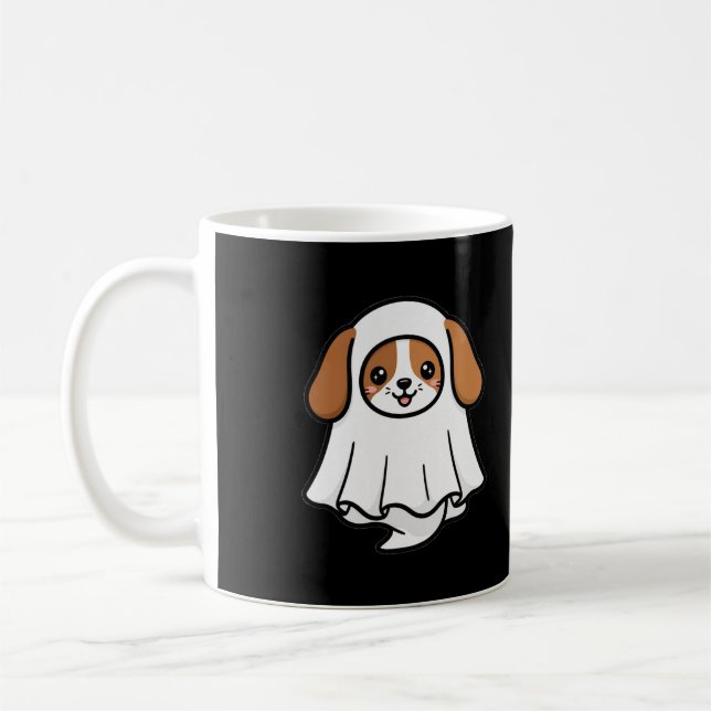 Süßer Geist-Beagle Halloween Kaffeetasse (Links)