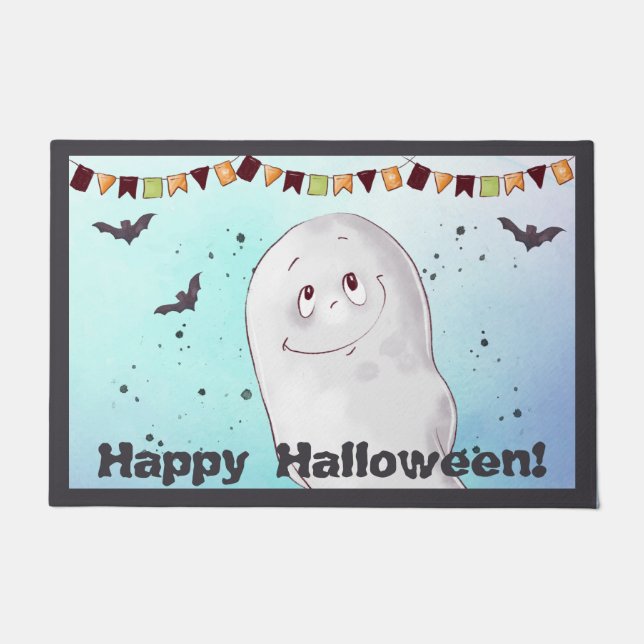 Süßer Geist Halloween Fußmatte (Vorderseite)