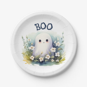 Süßer Geist Halloween Pappteller