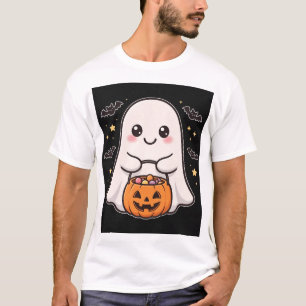Süßer Geist Kürbis Candy Eimer Halloween T-Shirt