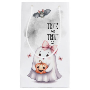 Süßer Geist Kürbis Fledermaus Halloween Kleine Geschenktüte