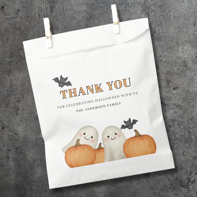 Süßer Geist Kürbis Halloween Danke  Geschenktütchen (Von Creator hochgeladen)