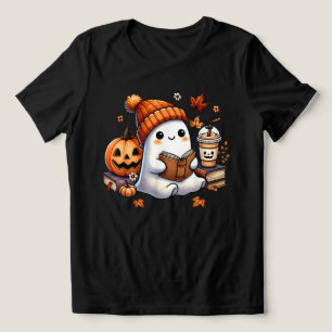 Süßer Geist Lesebuch Liebhaber Halloween Geist Tri-Blend Shirt