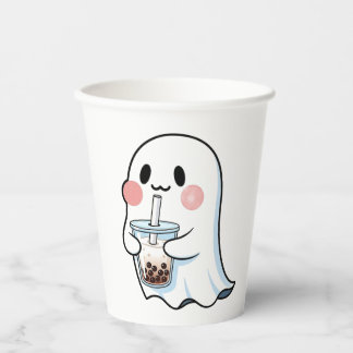 Süßer Geist mit Boba-Tee-Perlen-Tee Kawaii  Pappbecher