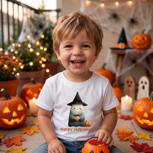 Süßer Geist mit Kaffee Halloween Baby T-shirt