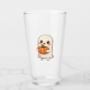 Süßer Geist mit Kürbis � Lustiges Halloween Glas