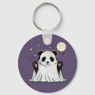 Süßer Geist-Panda unter dem Mond  Schlüsselanhänger