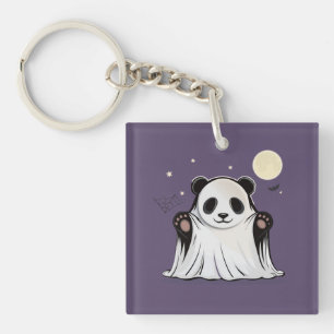 Süßer Geist-Panda unter dem Mond  Schlüsselanhänger