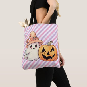 Süßer Geist und Kürbis-Halloween Tasche