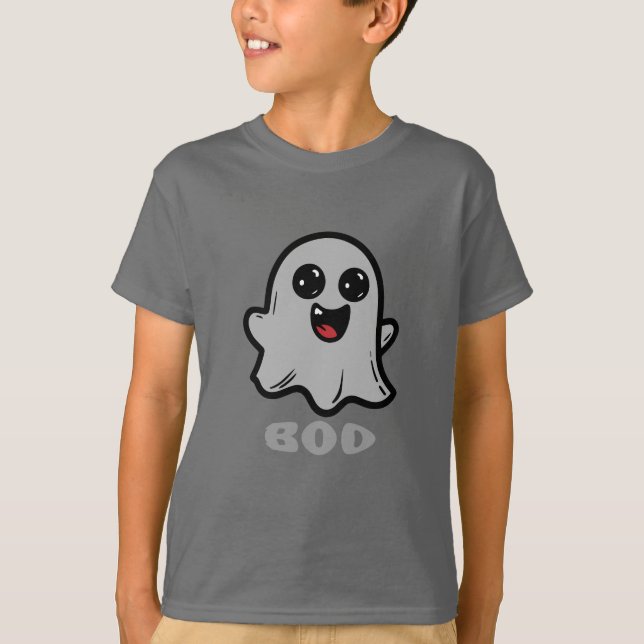 Süßer Geister-Buh-Trickfilm T-Shirt (Vorderseite)