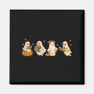 Süßer Geisterbuchclub liest Halloween Gruseliges Magnet
