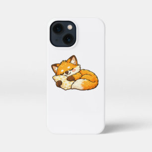 Süßer gemütlicher schlafender Fuchs iPhone 13 Mini Hülle