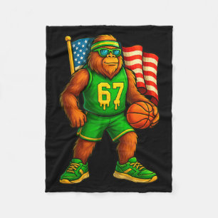 Süßer Gen Spieler Alpha 67 Nummer Bigfoot Basketba Fleecedecke
