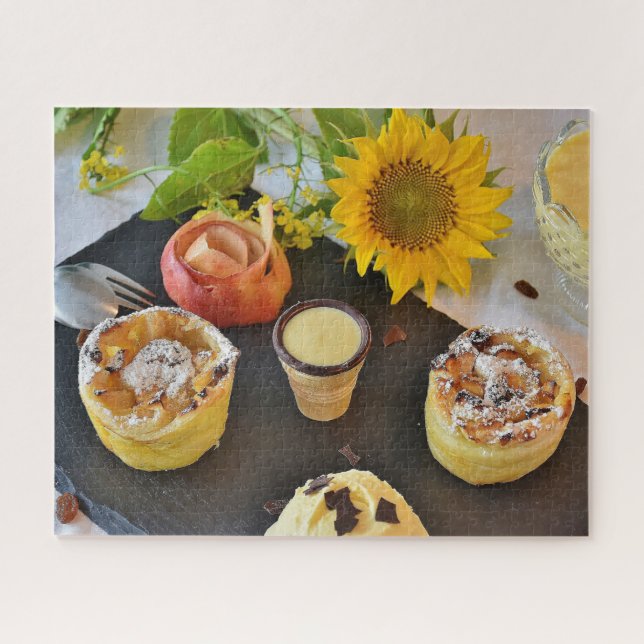 Süßer Geschmack Leckereien Muffins Sonnenblumen Ic (Horizontal)