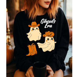 Süßer "Ghouls Era "-Pullover, Halloween-Stil Sweatshirt