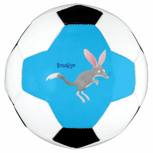 Süßer glücklicher australischer Bilby-Cartoon Fußball