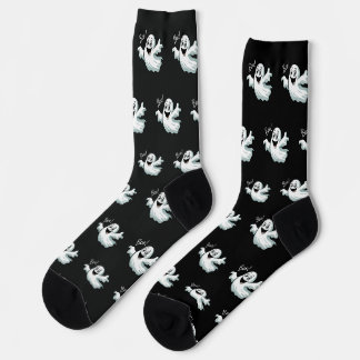 Süßer glücklicher Geist Schwarz Socken