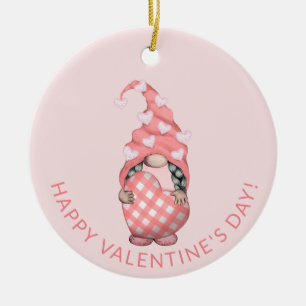 Süßer Gnom Frohe Valentinstag Keramik Ornament