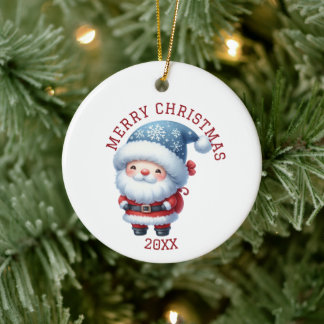 Süßer Gnom-Weihnachten Keramik Ornament