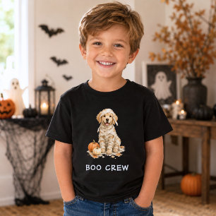 Süßer Golden Retriever Halloween Mumie Boo Crew Baby T-shirt