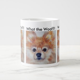 SÜßER GOLDENER POMERANIAN Jumbo-Tasse