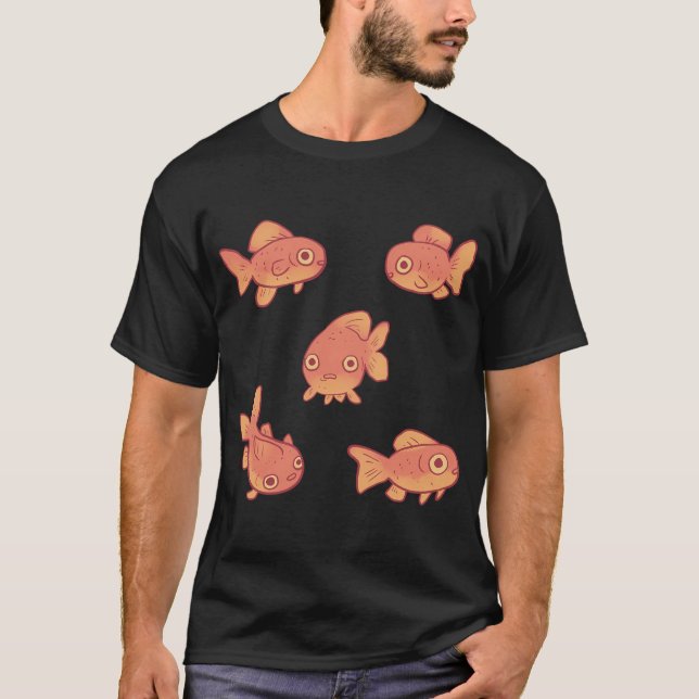 Süßer Goldfisch-Pack T-Shirt (Vorderseite)