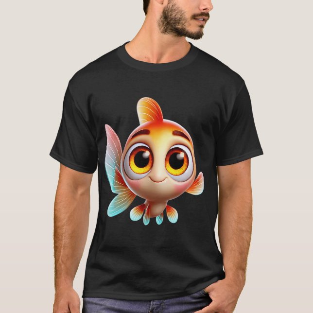 Süßer Goldfisch T-Shirt (Vorderseite)