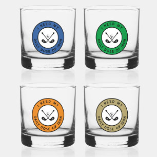 Süßer Golfer Humor Golf Eisen Sport einzigartiges  Whiskyglas
