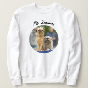 Süßer Griffon Bruxellois Sweatshirt