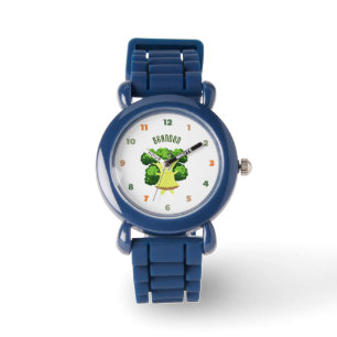 Süßer grüner Brokkoli Armbanduhr